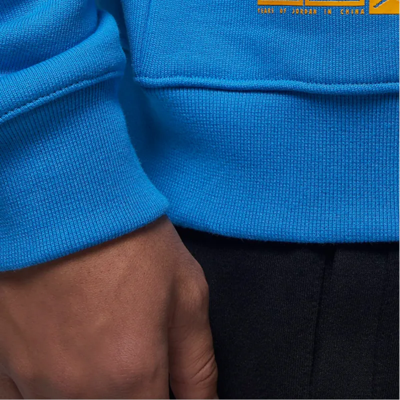 Jordan Sweatshirts Men Blue-4
