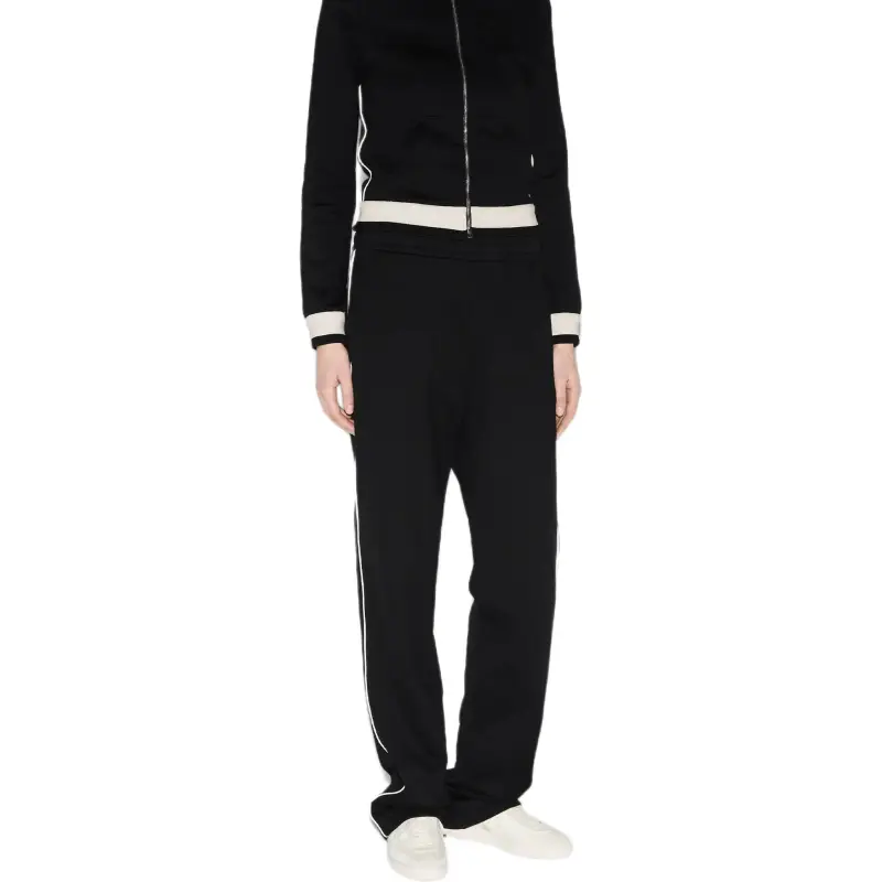 GUCCI FW24 Knitted Sweatpants Women's Black-3