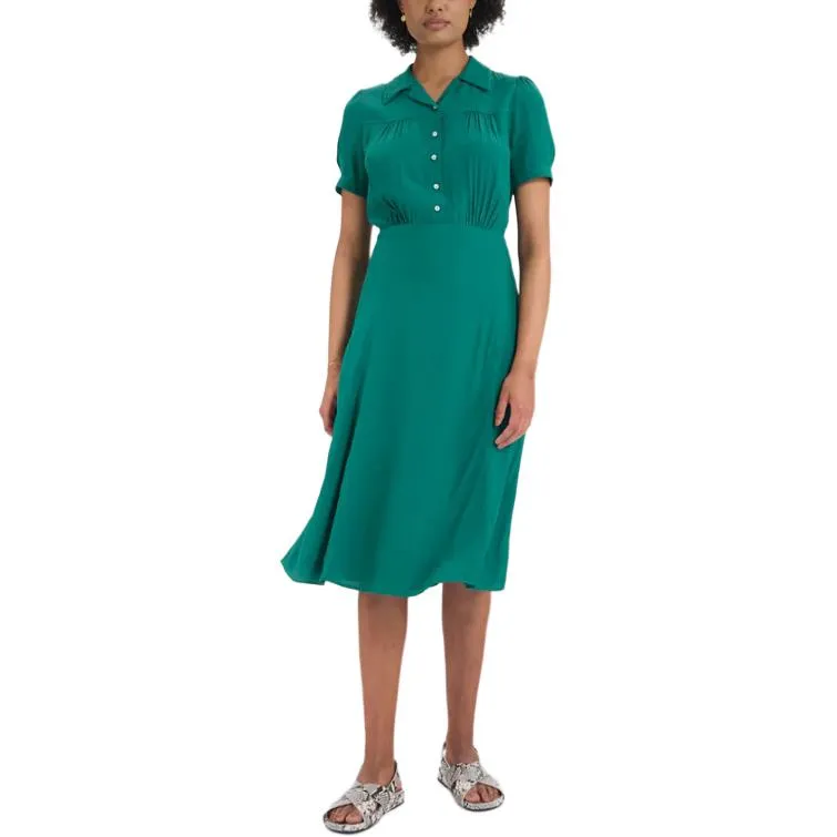 INES DE LA FRESSANGE Short Sleeved Dress Women's Green-1