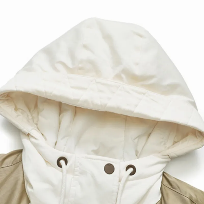 FILA FUSION Streeetspoet Puffer Jacket Winter Women's Maple White-3