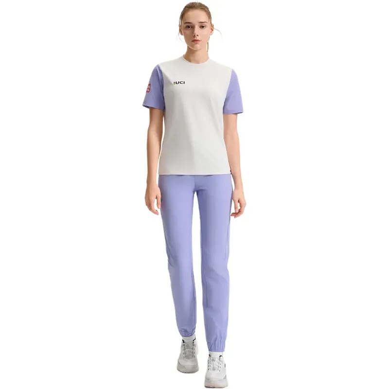 FILA AthleticsCYCLING SS25 Knitted Sweatpants Women's Galactic Light Purple PR-2