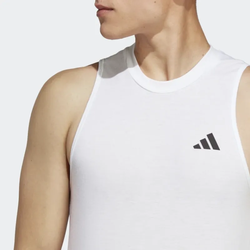 Adidas Essential Tank Tops Men White-5