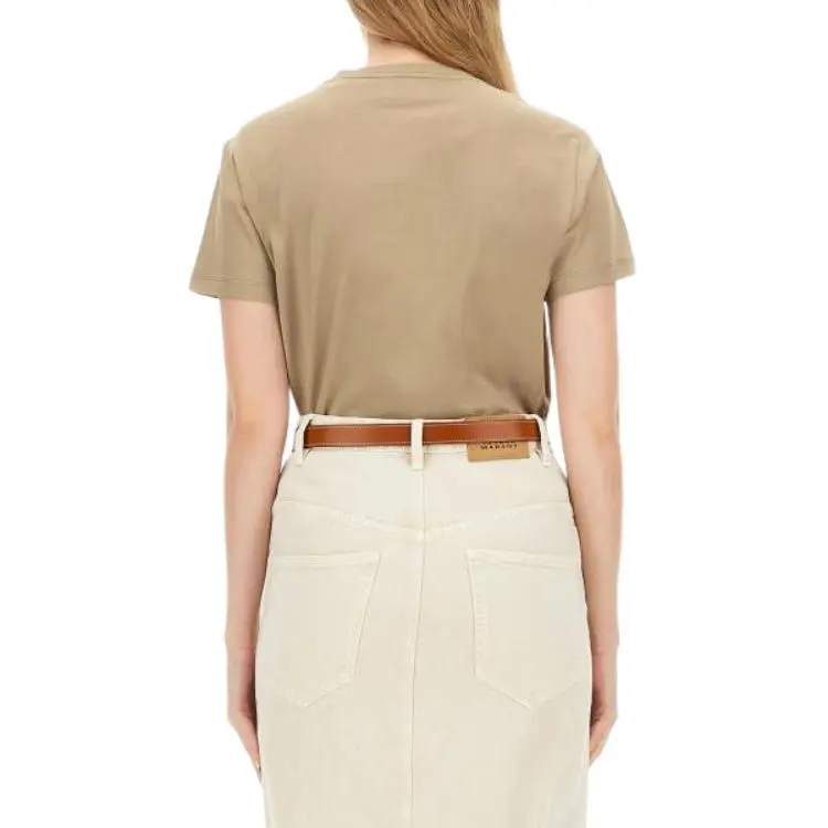 ISABEL MARANT ETOILE T Shirt Women's Khaki-1