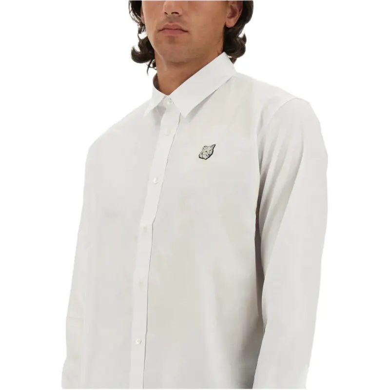Maison Kitsune Bold Fox Head Casual Shirt-4