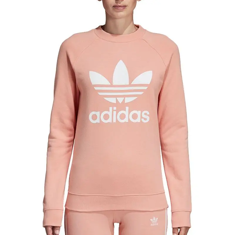 Adidas Originals Sweatshirt Women's Gray Pink-2