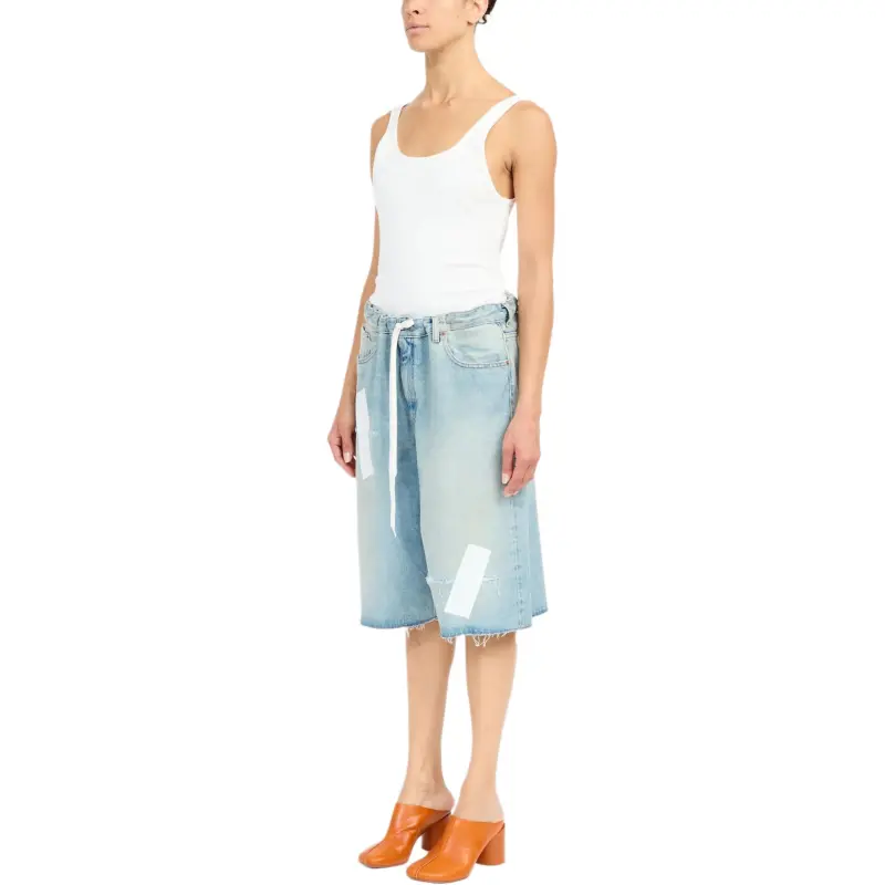 MM6 Maison Margiela Logo patch Shorts-5