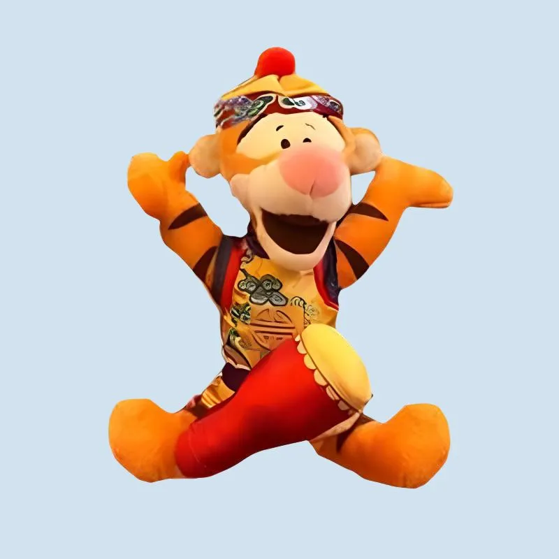 Disney Disney Tigger Plush Pendant Plush Toy Dolls Plush Doll Ss Height-2