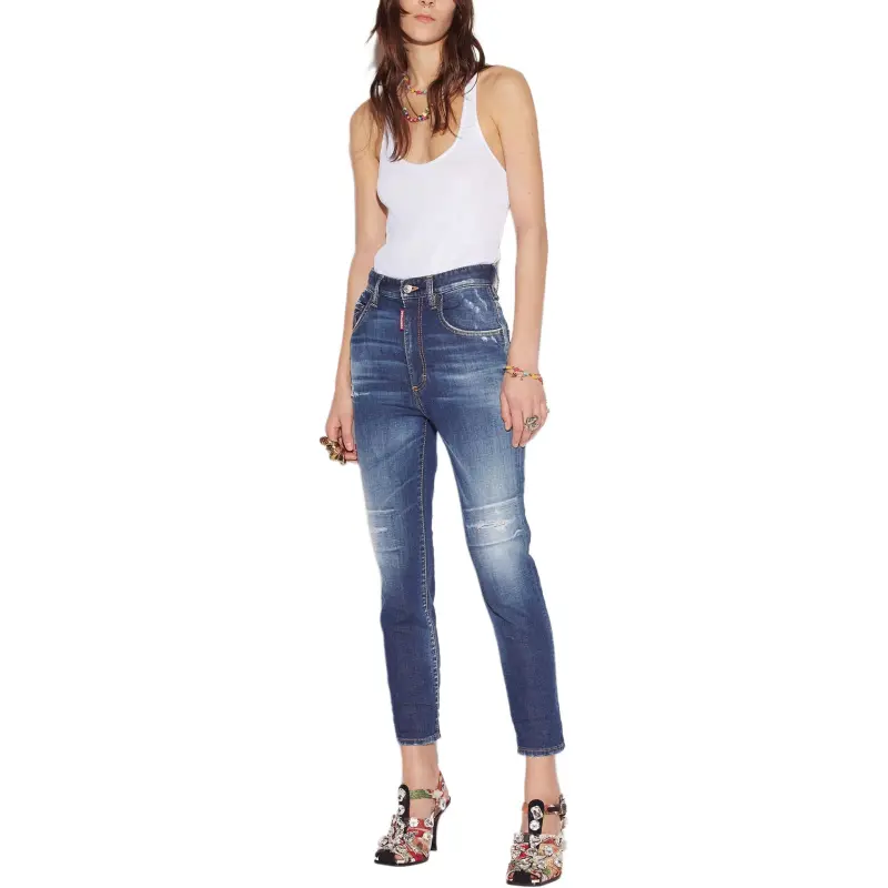DSQUARED 2 High waisted Slim cut Jeans-4