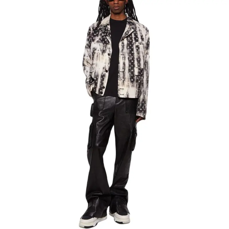 AMIRI Monogram print Wool blend Jacket-4