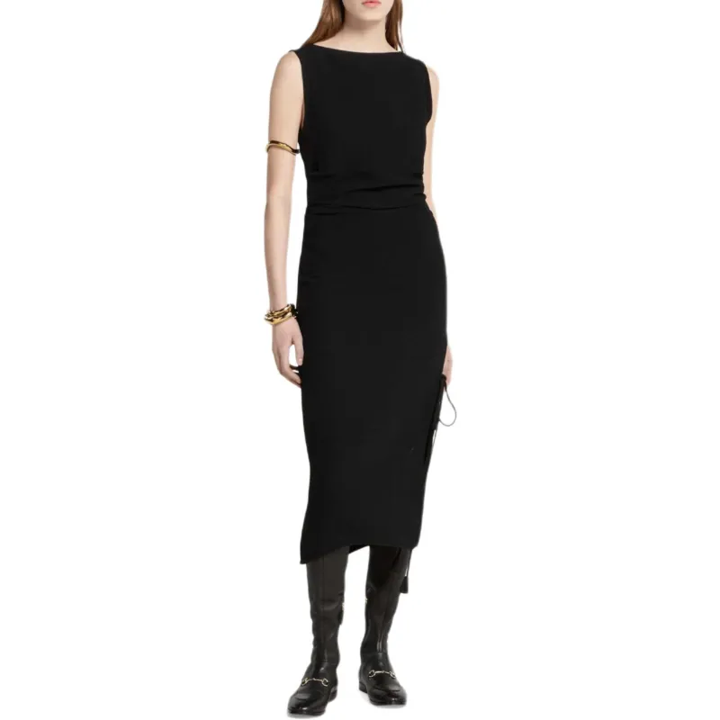 GUCCI SS252 Sleeveless Dress Women's Black-1