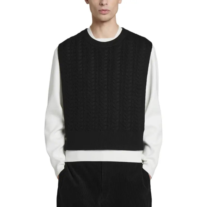 COS Tank Tops Men Black-1