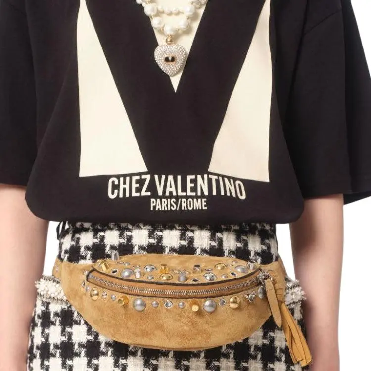 Valentino Chez Valentino Printed Crewneck T Shirt-5