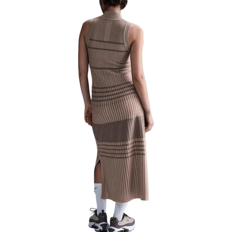 Nike Every Stitch Considered Sleeveless Dresses Women's Tan Stone-1