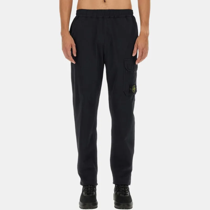 STONE ISLAND Logo Patch Pants-4