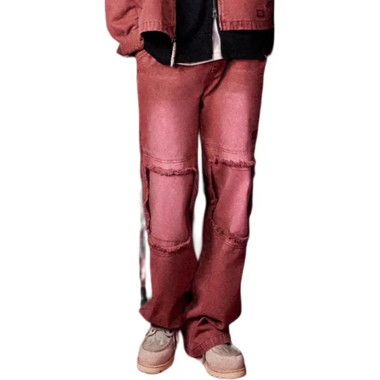 Dickies Snake Year Limited Collection Cargo Pants Unisex Cherry Red-2