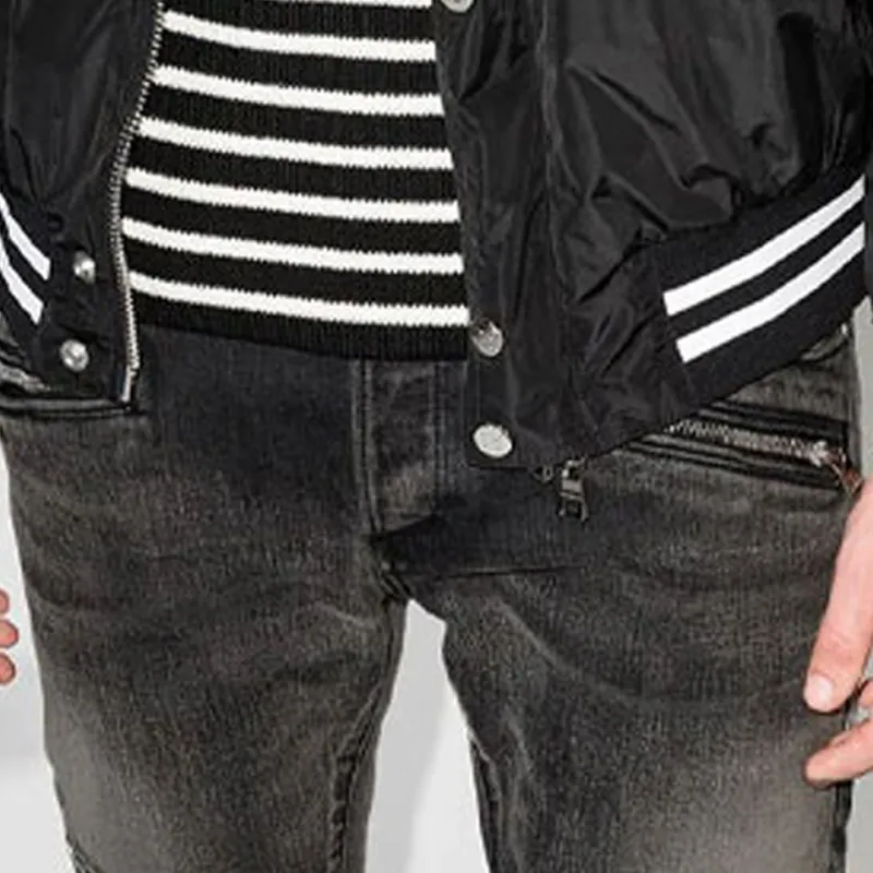 BALMAIN Jeans Men Black-3