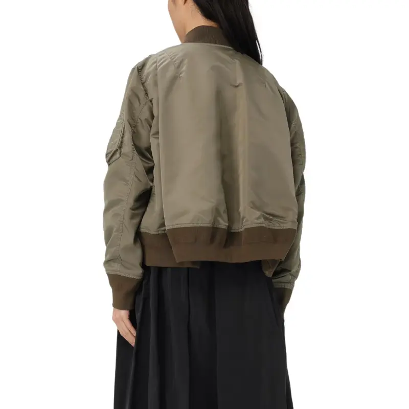 Sacai Zip Up Bomber Jacket-1