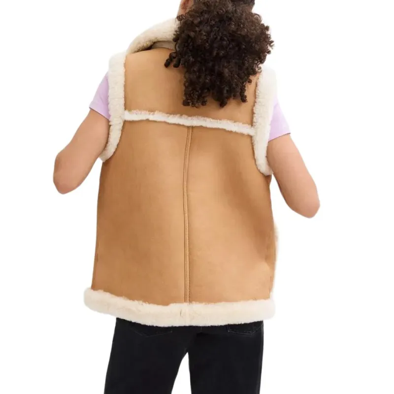 COACH FW23 Vest Women's Ivory White-3