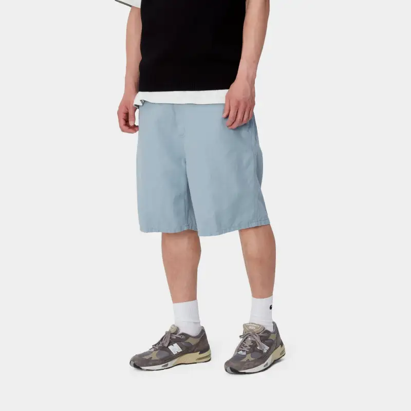 Carhartt WIP FW24 Casual Shorts Men Light Blue-5