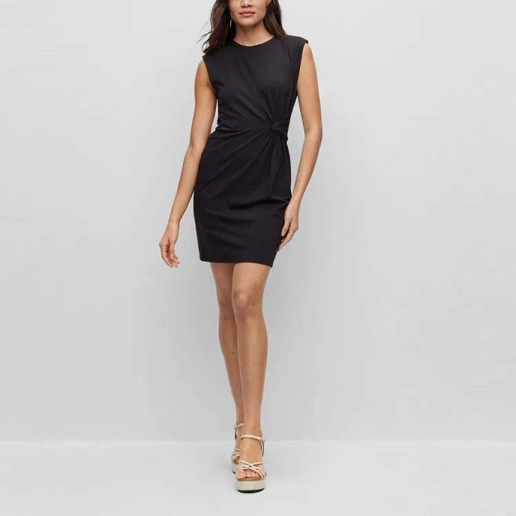 HUGO BOSS Sleeveless Dresses Women's Black-3