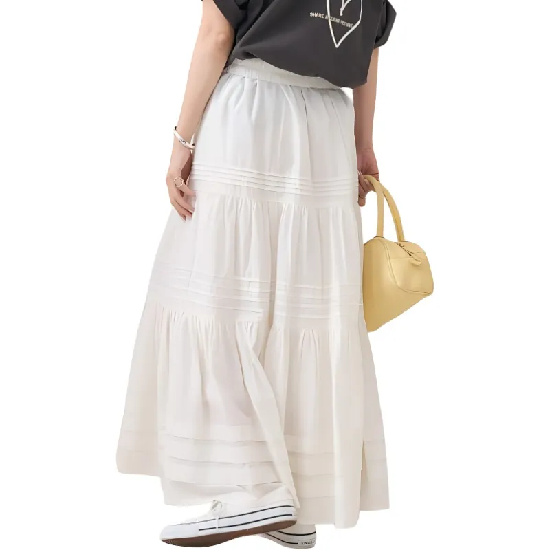 FREAK'S STORE Casual Long Skirt Women's Ecru-1