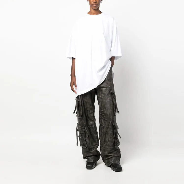 Vetements T-Shirts Unisex Pink Chalk White-2