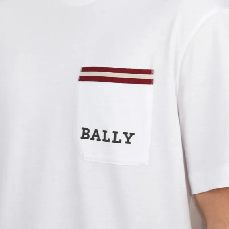 BALLY T Shirts Men White-4