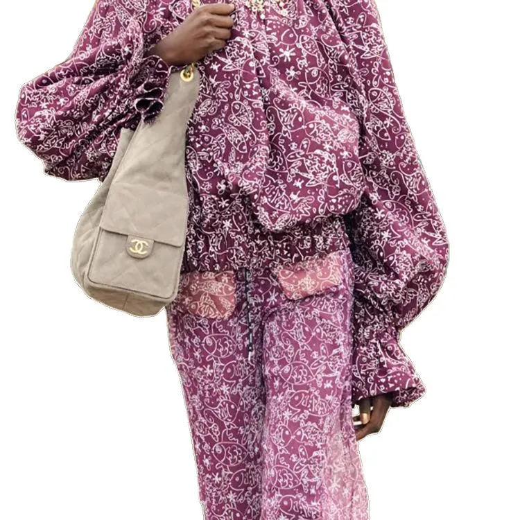 CHANEL Shirts Women's Purple-4