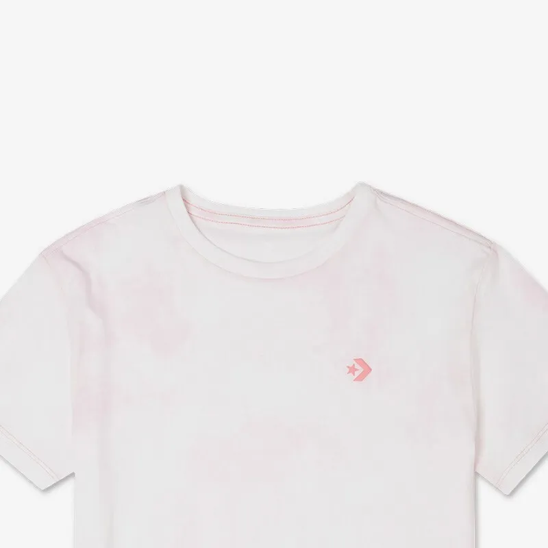 Converse Drop Shoulder Sleeve T Shirt Women's White-3