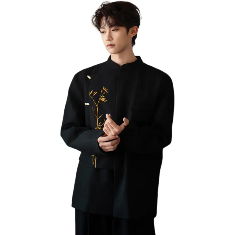 FALIAMS Jackets Unisex Black-2