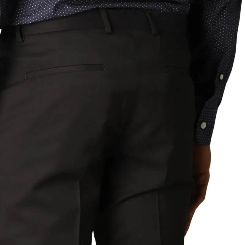 Zzegna Casual Pants Men Black-3