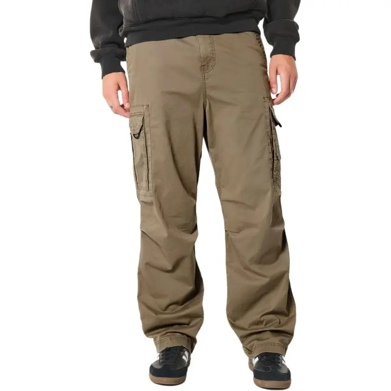 Hollister Cargo Pants Men's Dark Brown-1