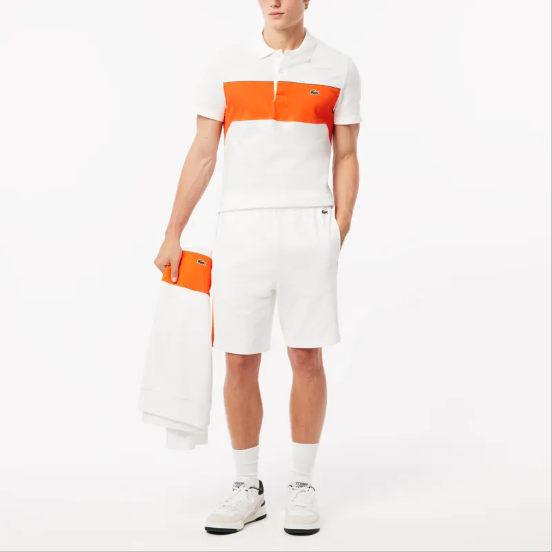 LACOSTE Casual Shorts Men's White-3