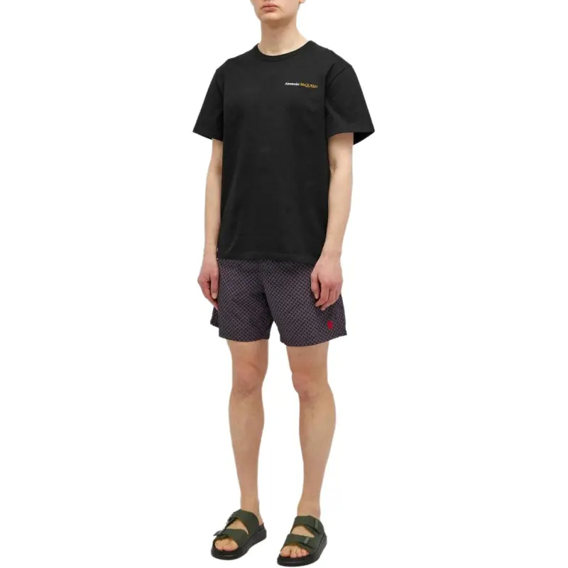 Alexander McQueen Spotted Skull Print Swim Shorts-2