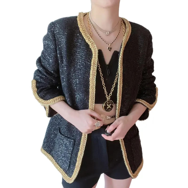 CHANEL SS22 Jacket Women's Black-1