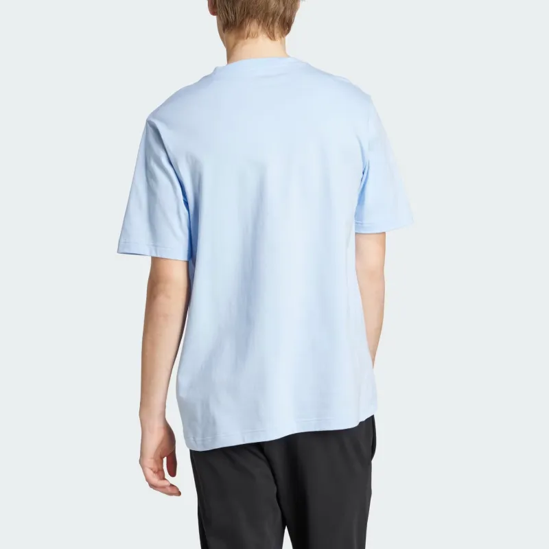 Adidas SportswearLounge SS25 T Shirt Men's Glow Blue-4