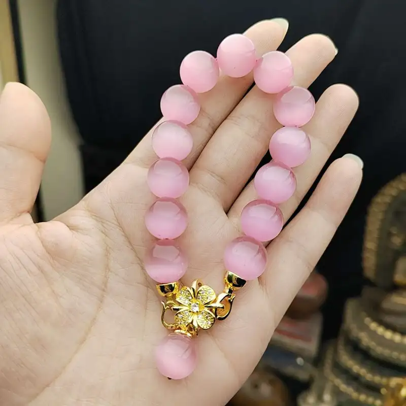 Gifts Glass Cat Eye Bracelets Unisex-7