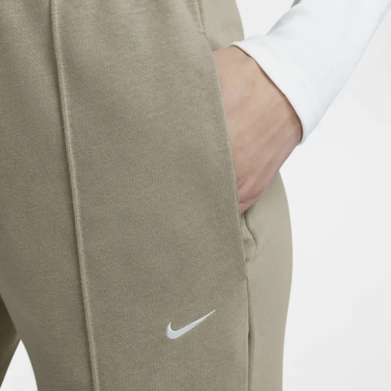 Nike SPORTSWEAR CHILL TERRY Casual Pants Women's Light Army Green/Sail White-5
