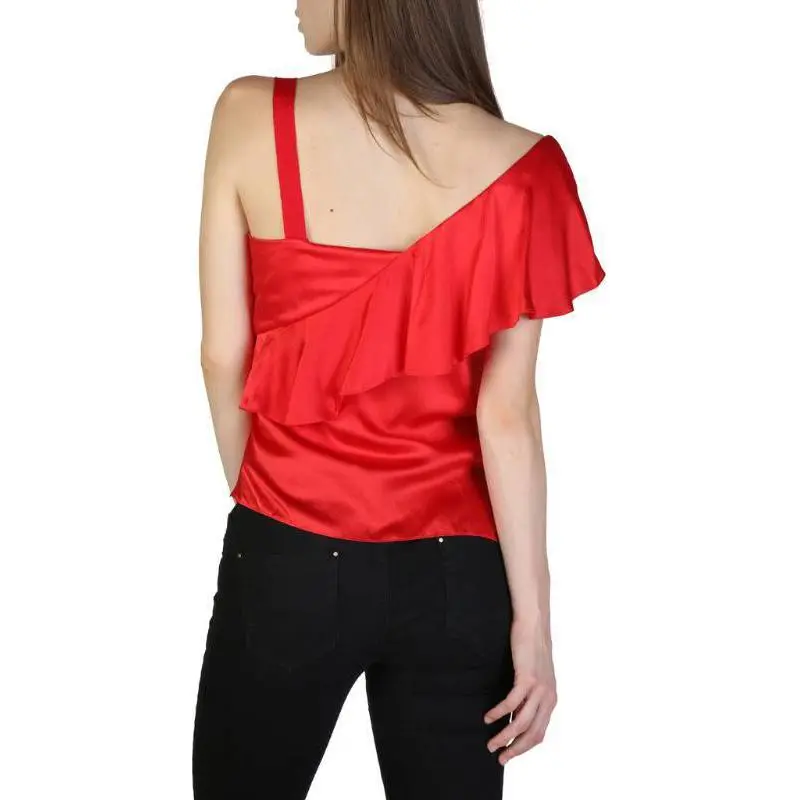 ARMANI EXCHANGEAE Tank Tops Women's Red-1