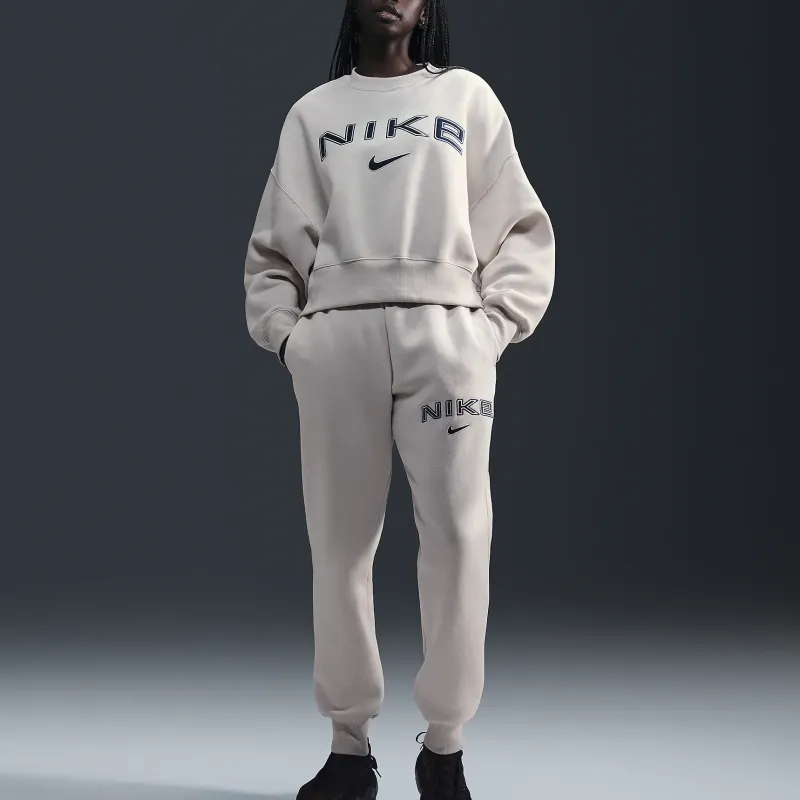 Nike Sportswear Phoenix Fleece Women's Over-Oversized Crew-Neck Logo Sweatshirt-1