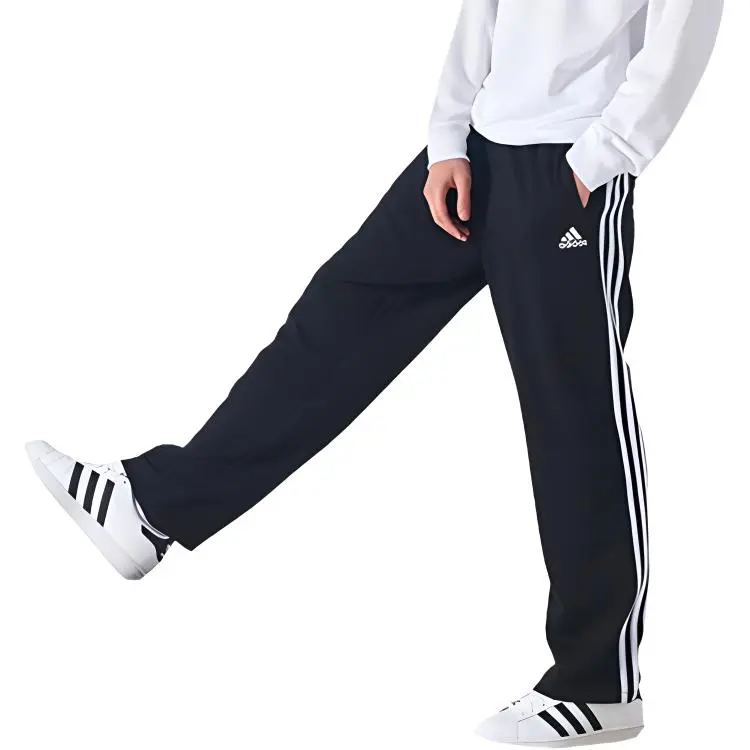 Adidas TAEKWONDO Casual Pants Men's Black White-5