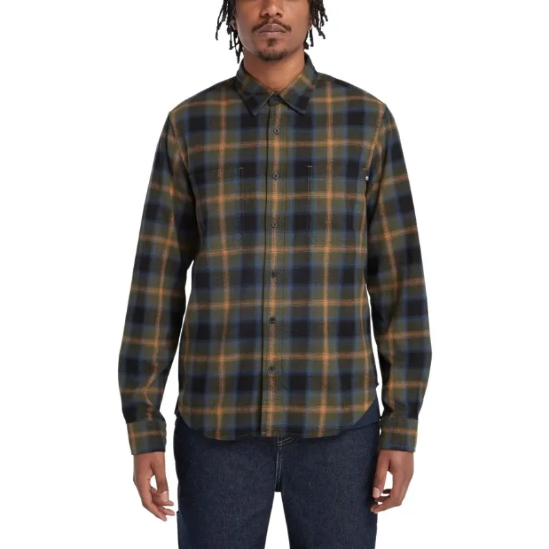 Timberland Shirt Men's Black Green-2