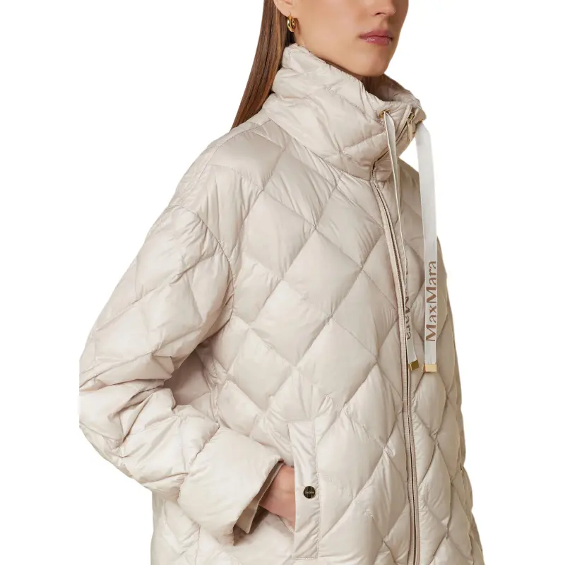 MaxMara Pisoft Padded Zip Up Drawstring Jacket-3