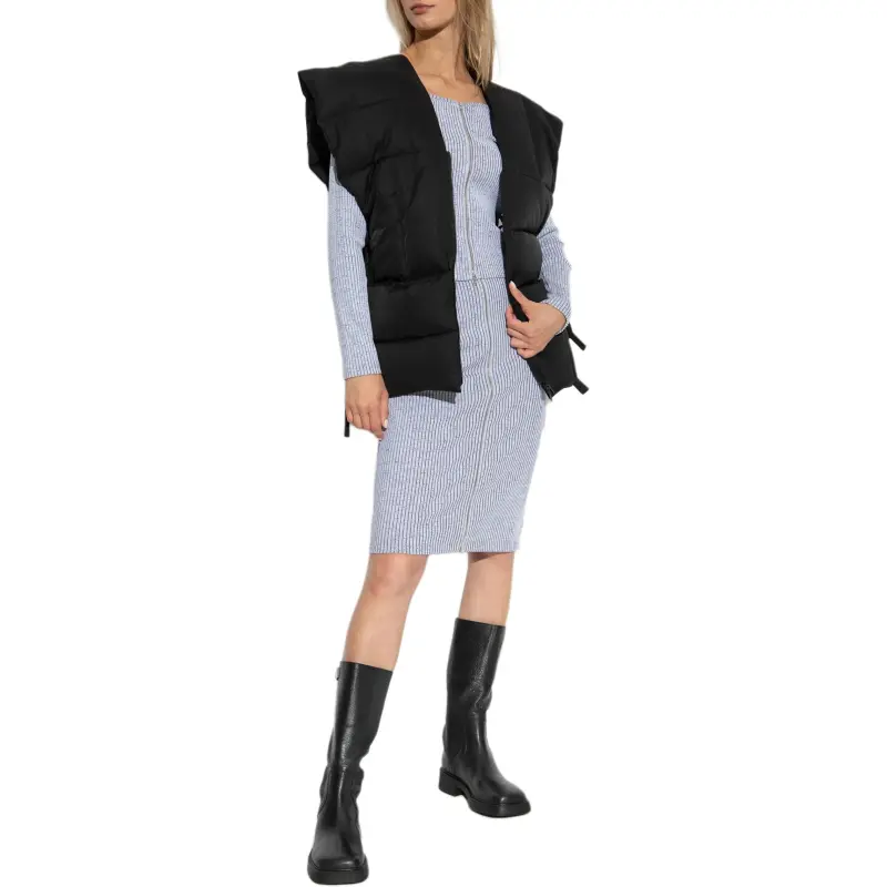 KENZO Zip Up Ribbed Skirt-1