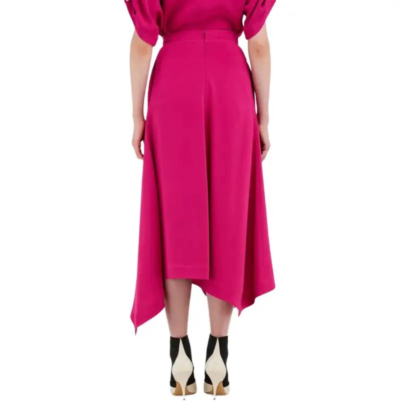 Ferragamo Asymmetric hem Maxi Skirt-2