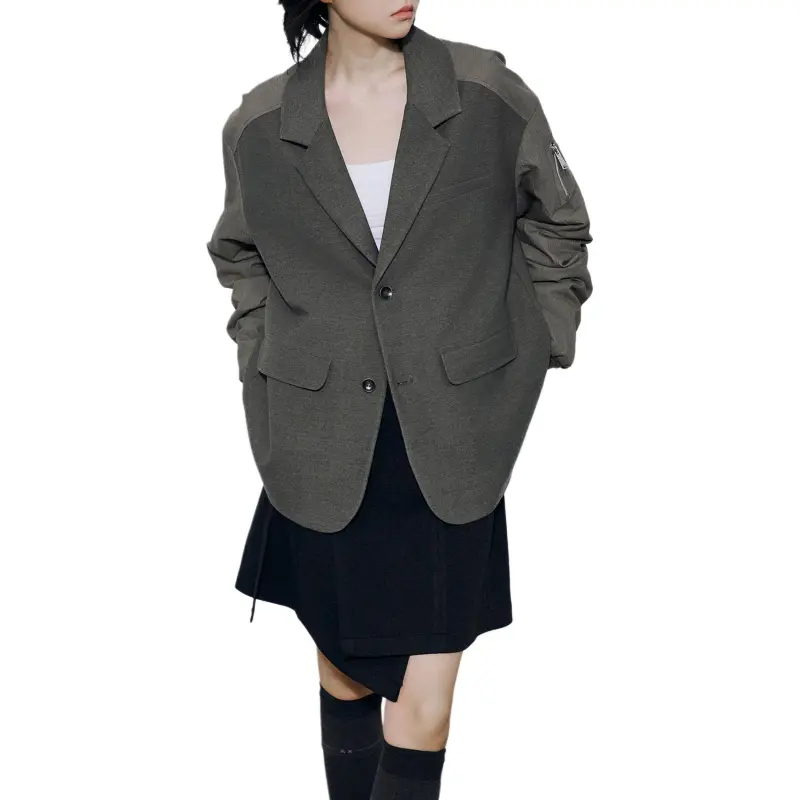 SAME FLOW Business Suit Unisex Pine Green-2