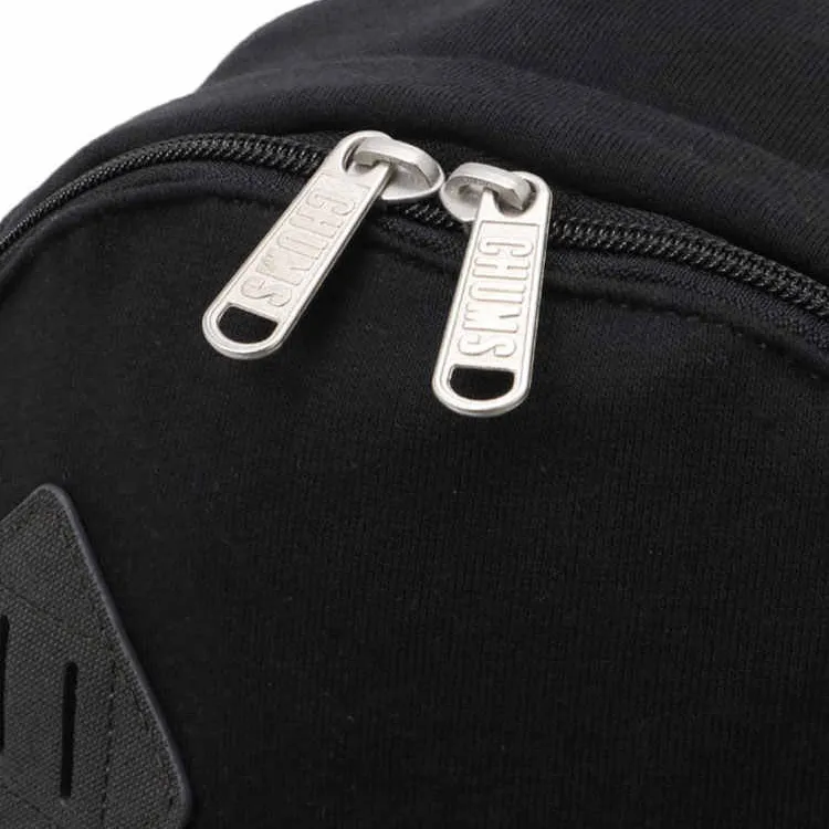 CHUMS Cotton Backpack Medium Size Unisex Black & Charcoal Black-2