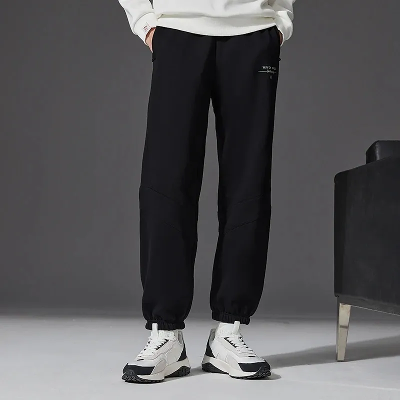LiNing Knitted Sports Pants Men's Black-2