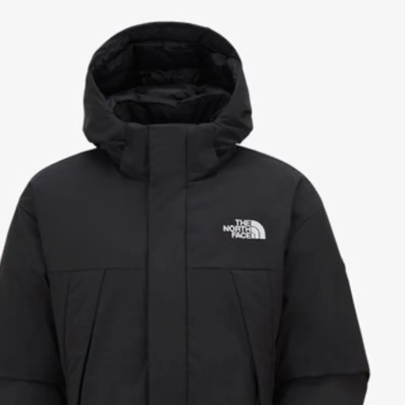 THE NORTH FACE Down Jacket Unisex Black With Free Wristbands-3