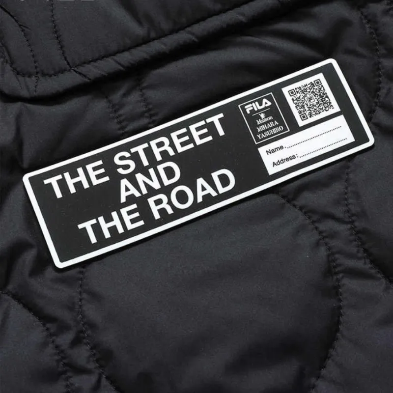 FILA x Mihara Yasuhiro MIHARA YASUHIRO Collaboration Collection Puffer Jacket Men's Jet Black-3